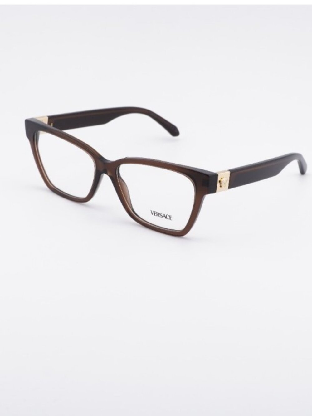 Versace VE3382 5332 Eyeglasses Brown 55mm Square Frame